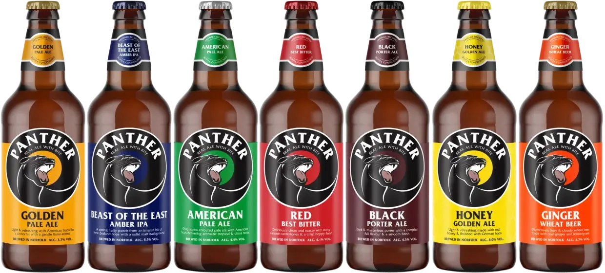 Panther beer range